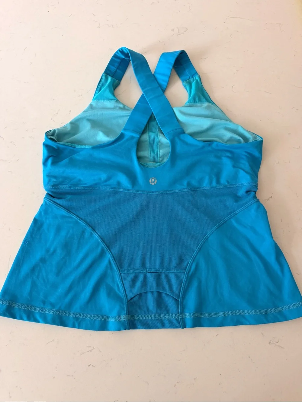lululemon athletica Bright Blue Cross-Back Tank